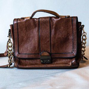 Leather Fossil Crossbody Brown
